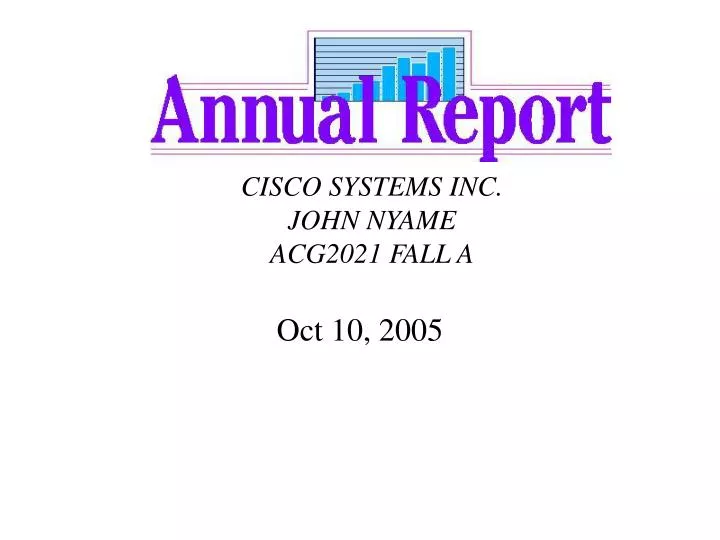 cisco systems inc john nyame acg2021 fall a