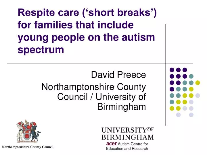 respite care short breaks for families that include young people on the autism spectrum