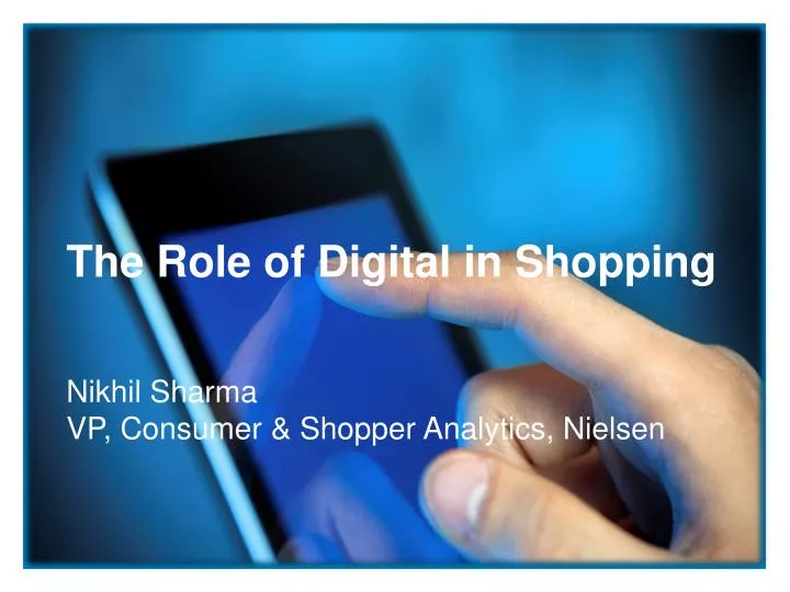 the role of digital in shopping