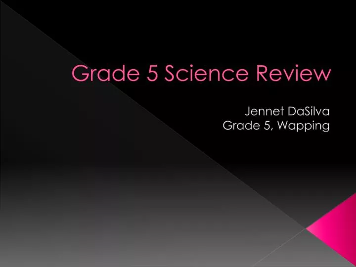 grade 5 science review