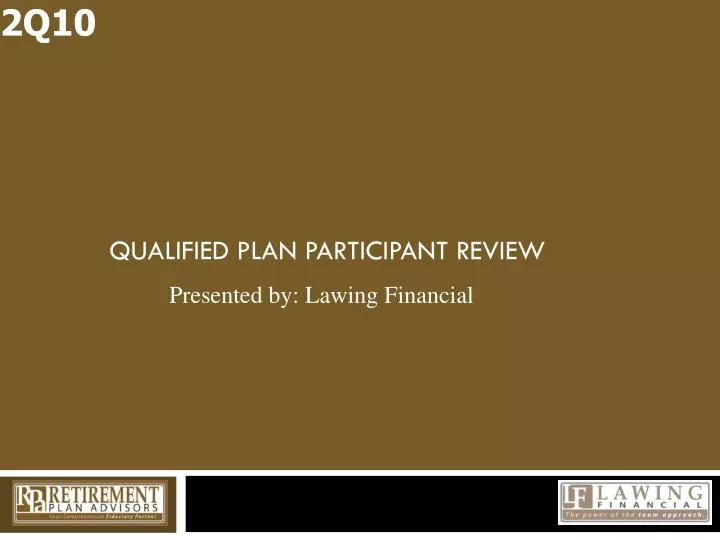 qualified plan participant review