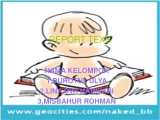 REPORT TEXS