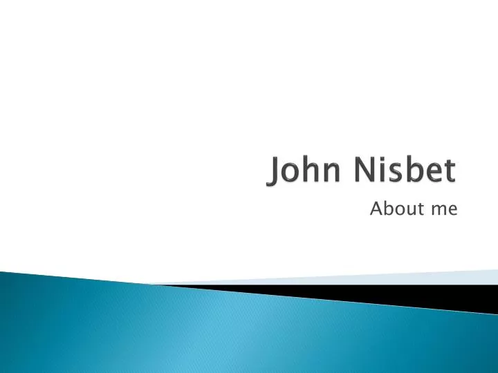 john nisbet