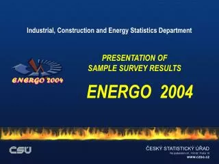 Industrial, Construction and Energy Statistics Department