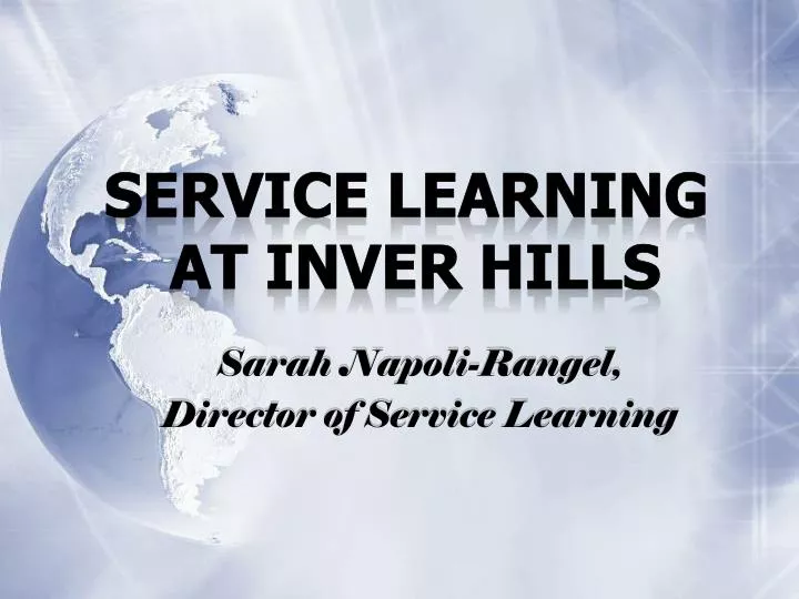 sarah napoli rangel director of service learning
