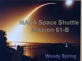 NASA Space Shuttle Mission 61-B
