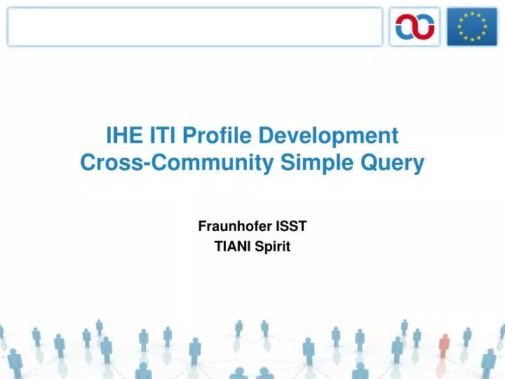 ihe iti profile development cross community simple query
