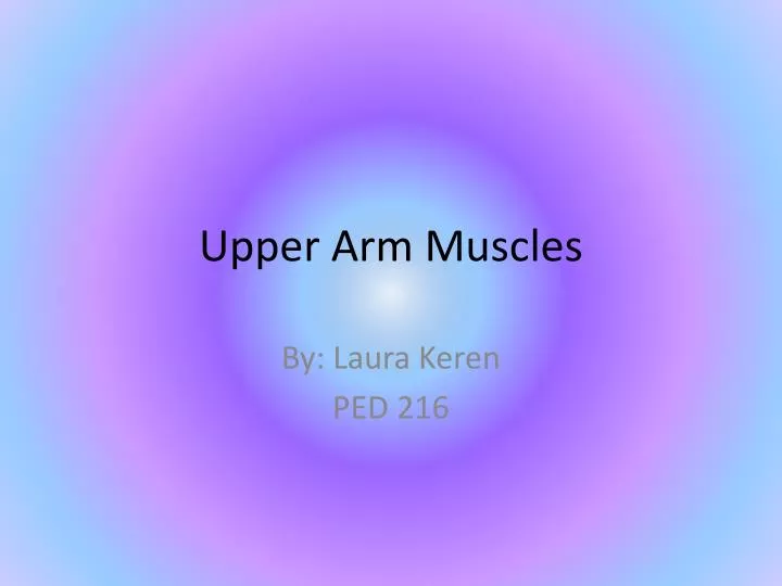 upper arm muscles
