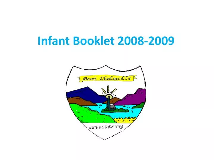 infant booklet 2008 2009