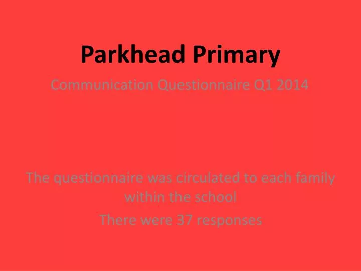 parkhead primary
