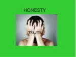 HONESTY - slide 1