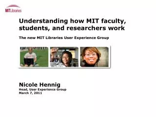 Understanding how MIT faculty, students, and researchers work