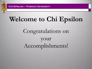 Welcome to Chi Epsilon