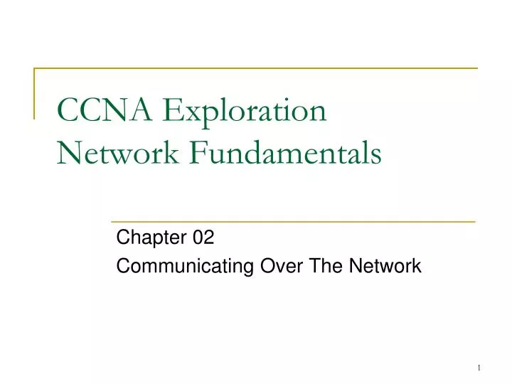 ccna exploration network fundamentals