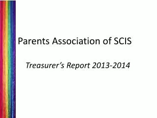 Parents Association of SCIS