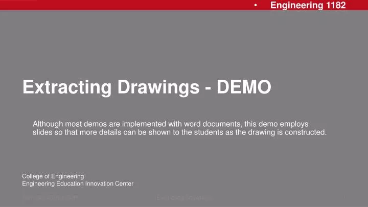 extracting drawings demo