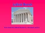 Judicial Branch - slide 1