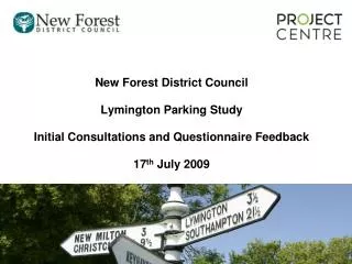 New Forest District Council Lymington Parking Study