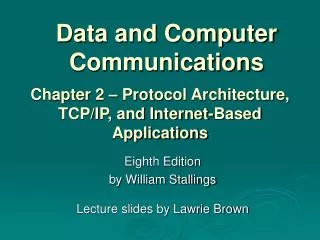 data and computer communications