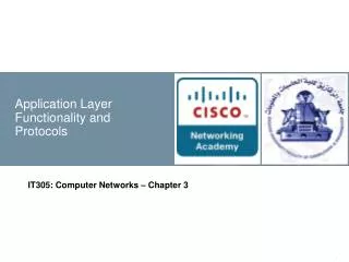 application layer functionality and protocols