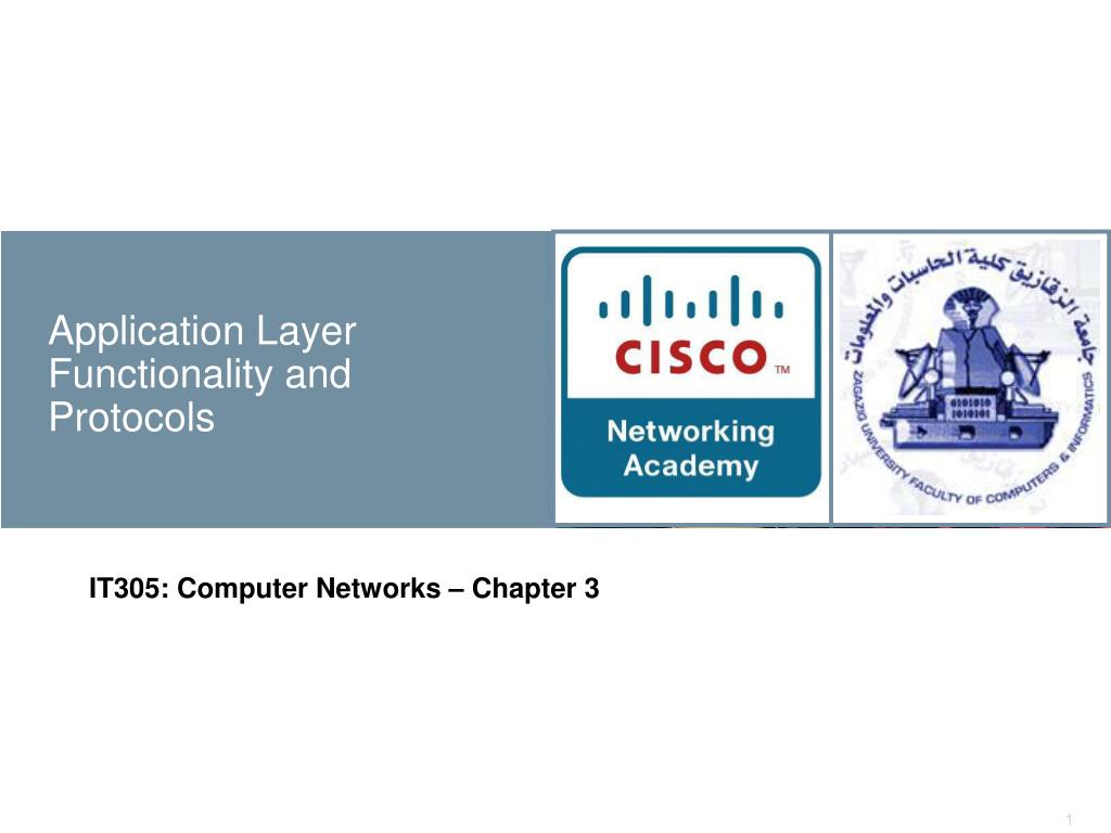 PPT - Application Layer Functionality and Protocols PowerPoint ...
