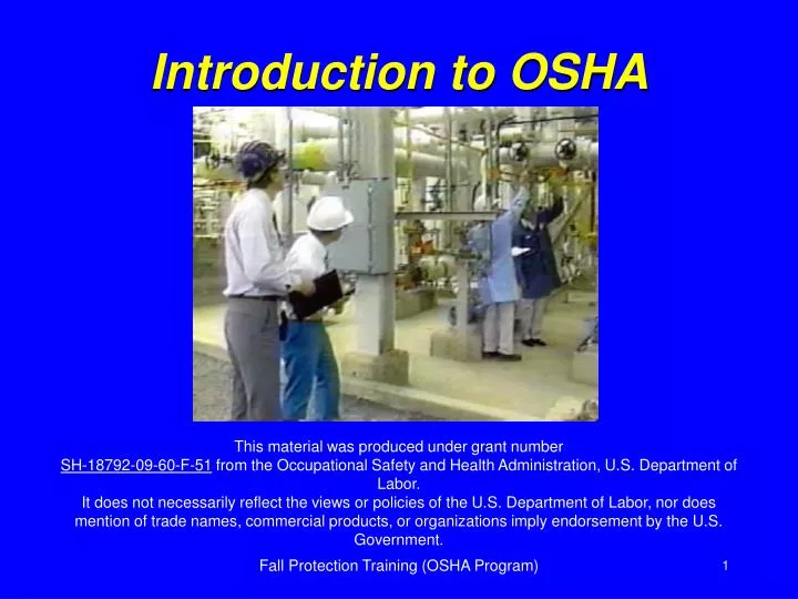 introduction to osha