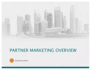 PARTNER MARKETING OVERVIEW