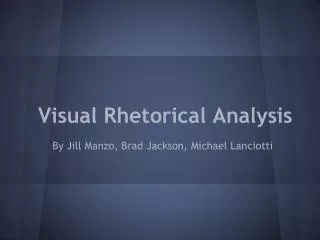 Visual Rhetorical Analysis