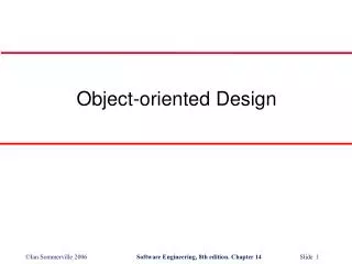 object oriented design