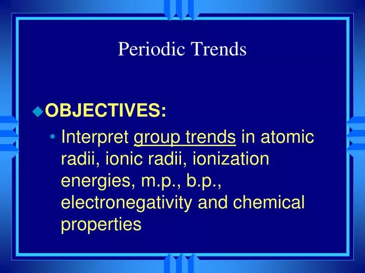 periodic trends