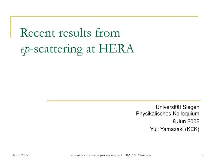recent results from ep scattering at hera