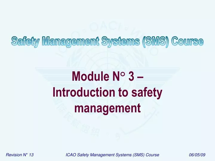 module n 3 introduction to safety management