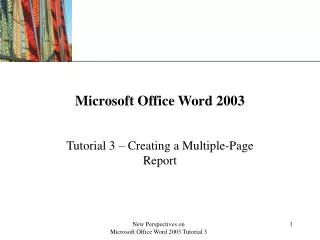 microsoft office word 2003