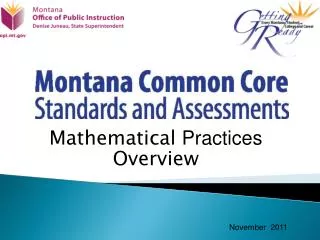 Mathematical Practices Overview