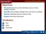 Understanding Conventional Energy Resources: From Solar Power to Fossil Fuels - slide 1