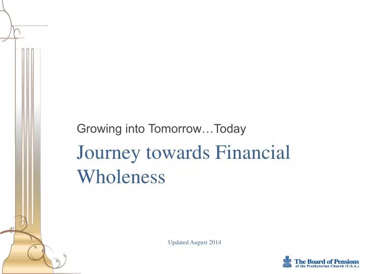journey towards financial wholeness