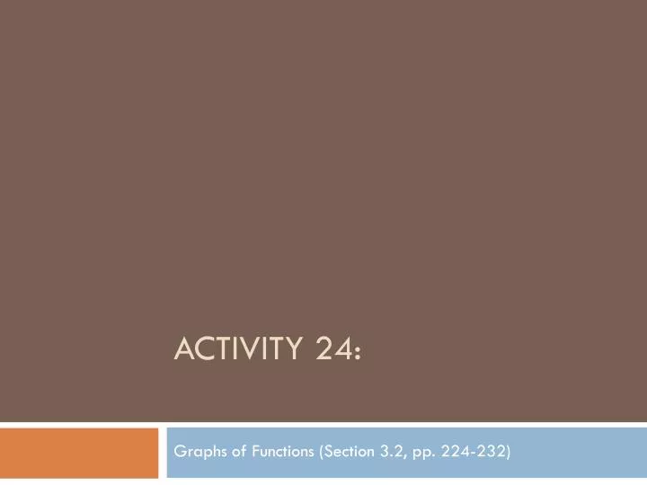 activity 24