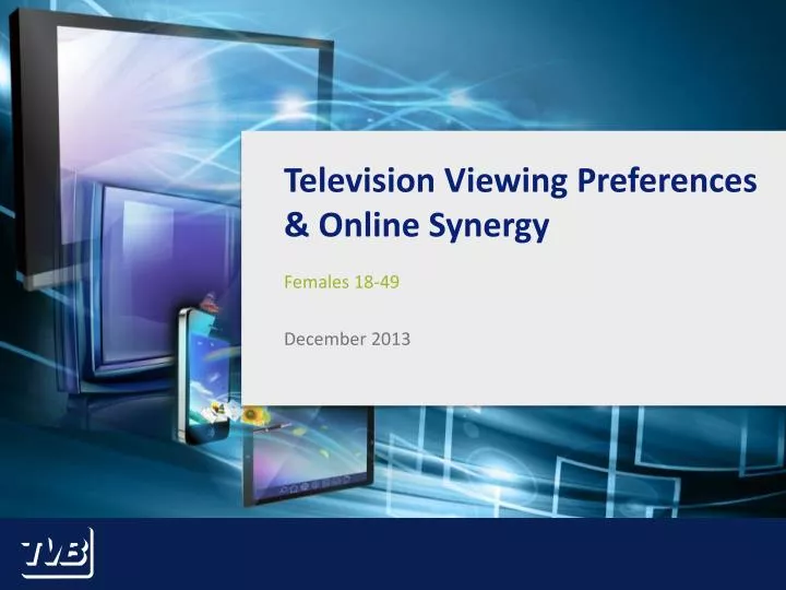 television viewing preferences online synergy