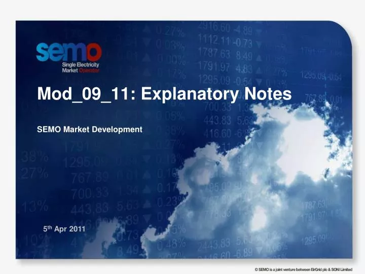 mod 09 11 explanatory notes semo market development