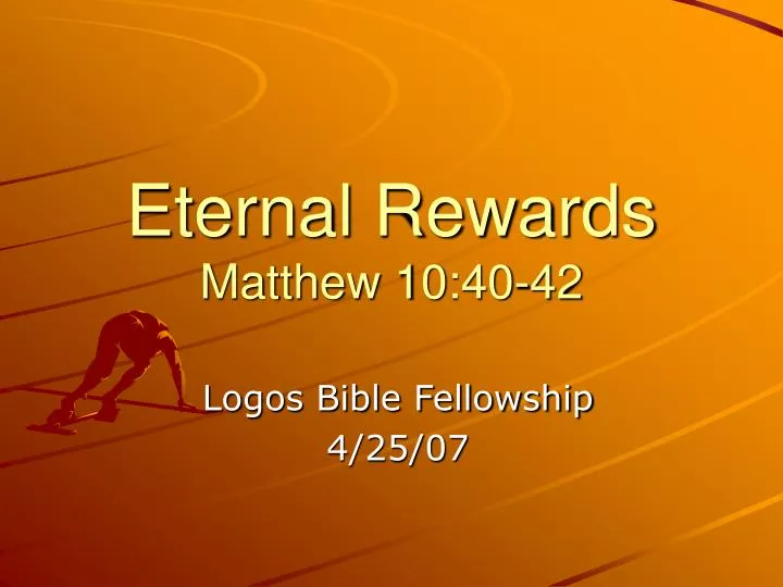 eternal rewards matthew 10 40 42