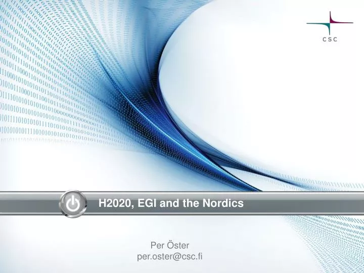 h2020 egi and the nordics