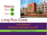Understanding Long-Run Costs in Microeconomics - slide 1