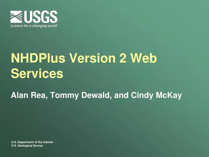 nhdplus version 2 web services