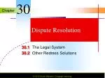 Dispute Resolution - slide 1