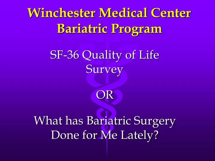 winchester medical center bariatric program