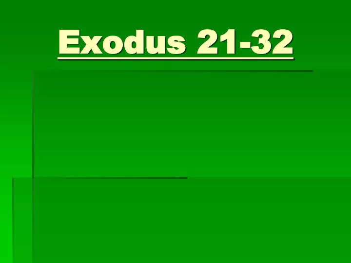 exodus 21 32