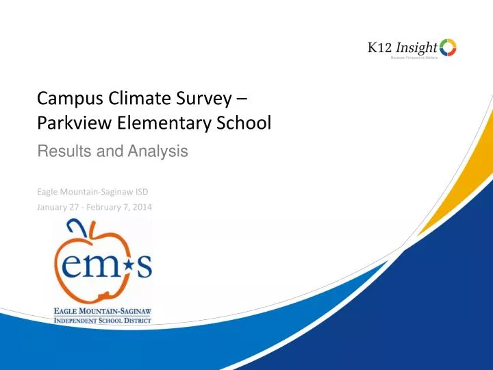 campus climate survey parkview elementary school