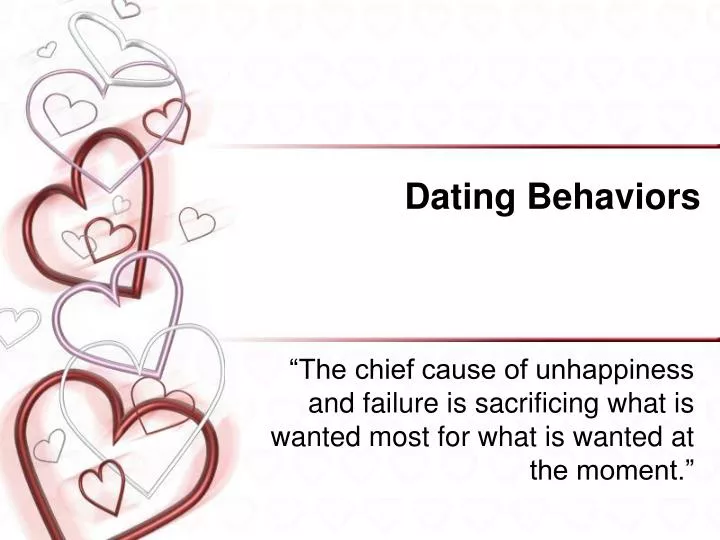 dating behaviors