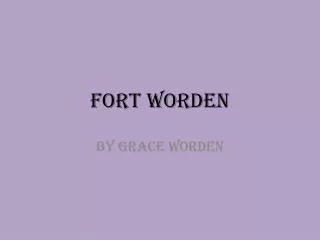 fort worden