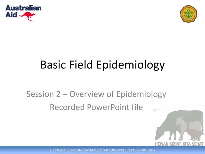 basic field epidemiology